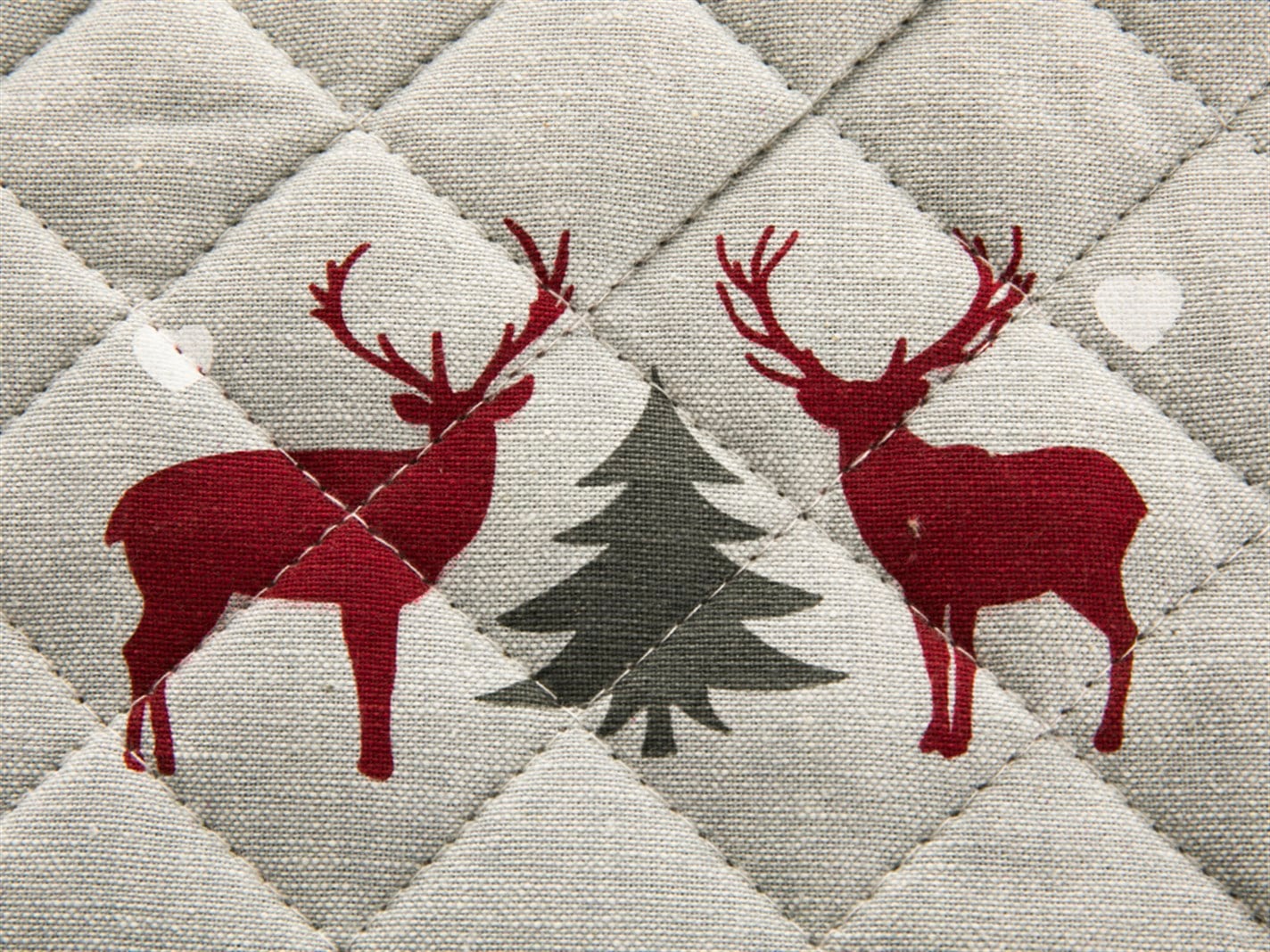 cerb Tipărit  20x20 cm Gri-roșu