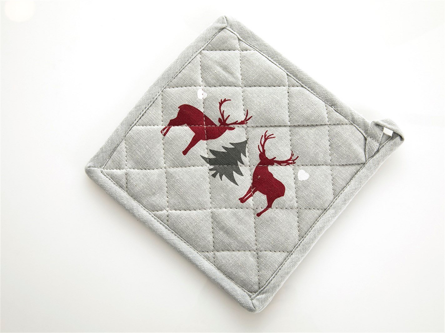 cerb Tipărit  20x20 cm Gri-roșu