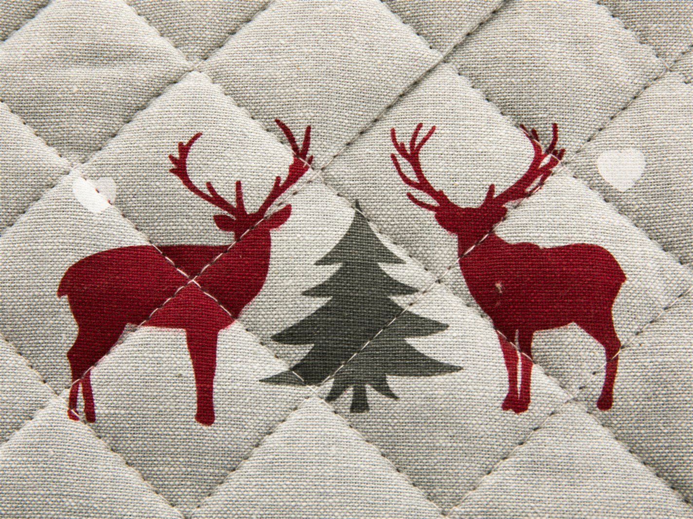 cerb Tipărit  20x20 cm Gri-roșu