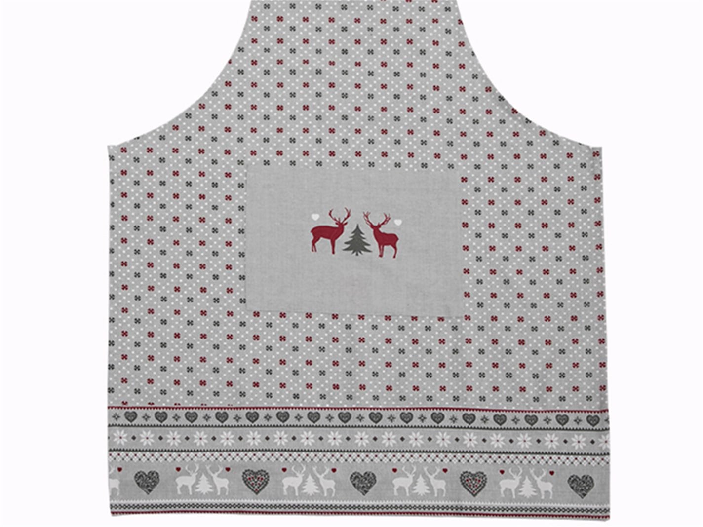cerb Tipărit  70x90 cm Gri-roșu