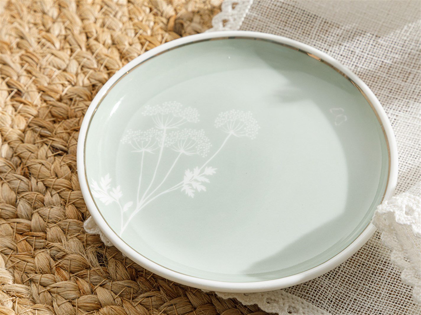 Chervil #  10 cm Mint-lilac-roz