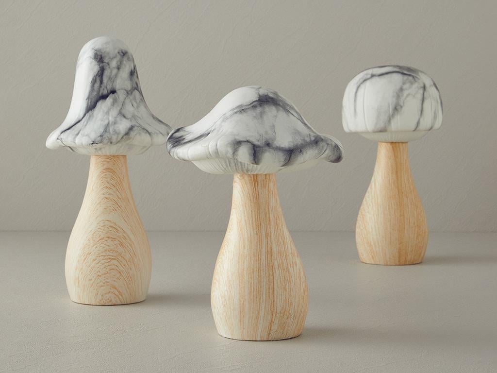 Mushroom With Led Decorative Lighting Natural.