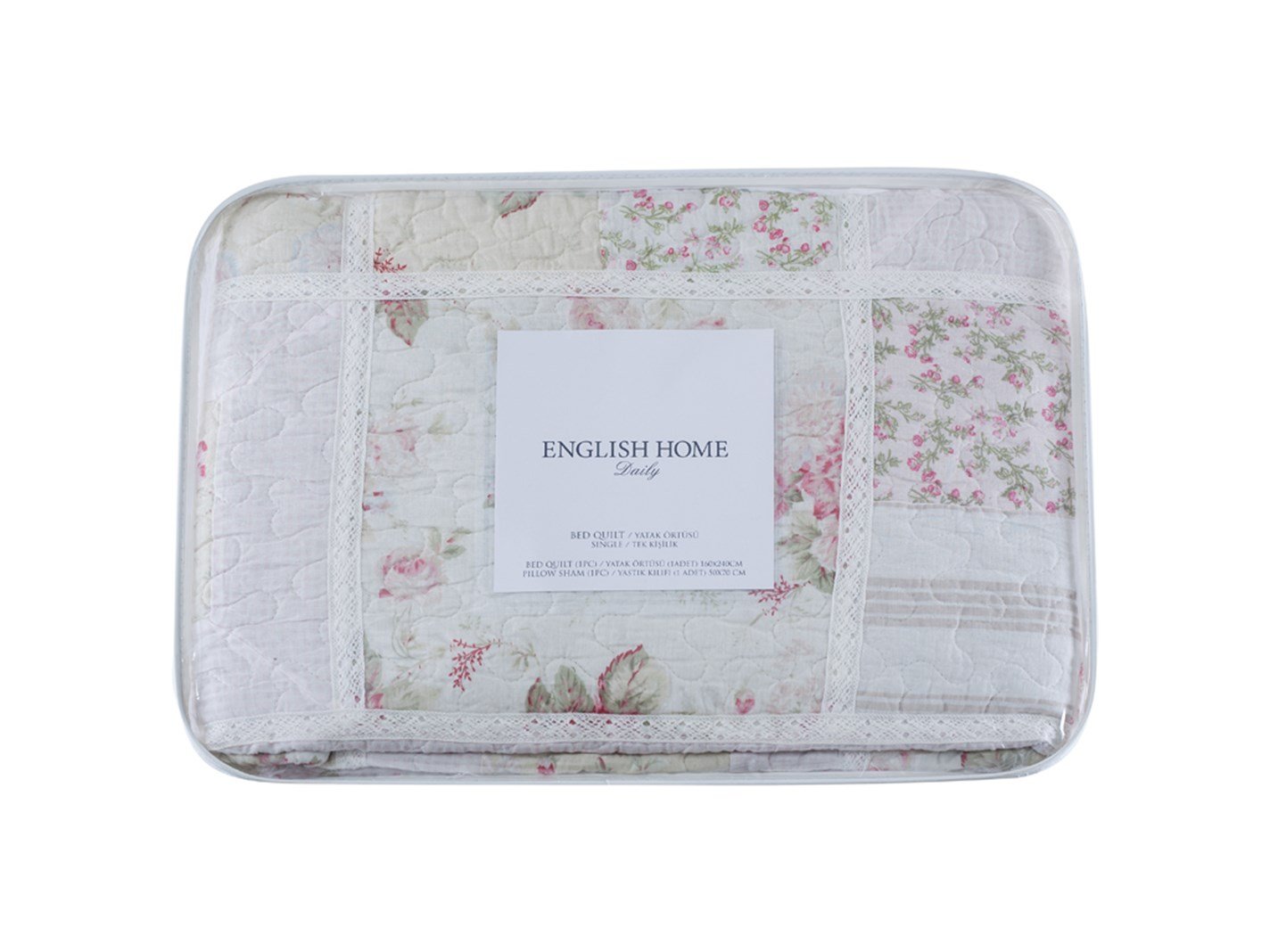 clasic Patchwork Pentru o persoana 160x240 cm Roz