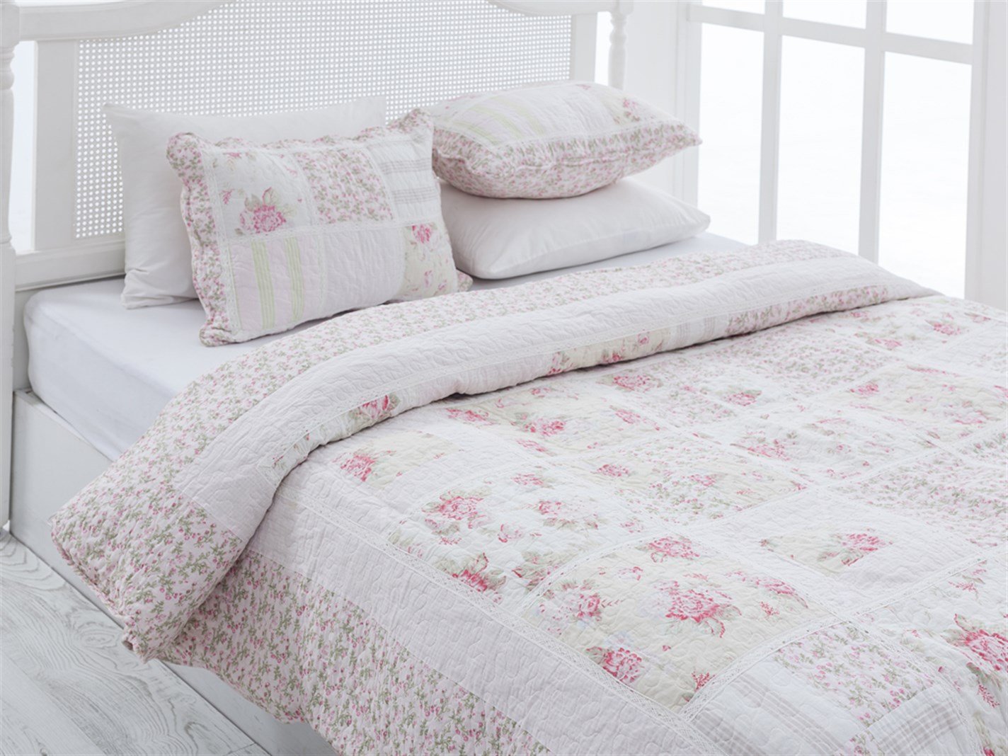 clasic Patchwork Pentru o persoana 160x240 cm Roz