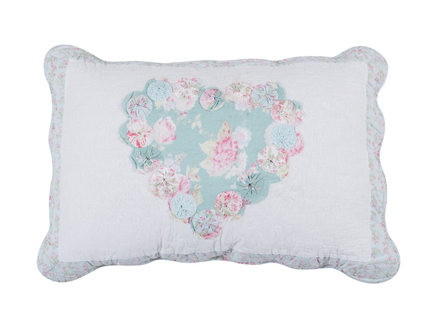 clasic Patchwork Singur 50x70 cm Albastru