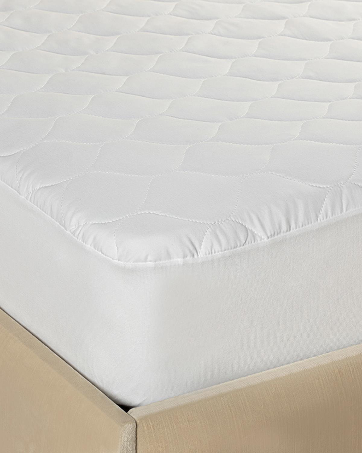 Classy Cu Umplutură Capitonat Double Aleză 160x200 + 30 cm Alb