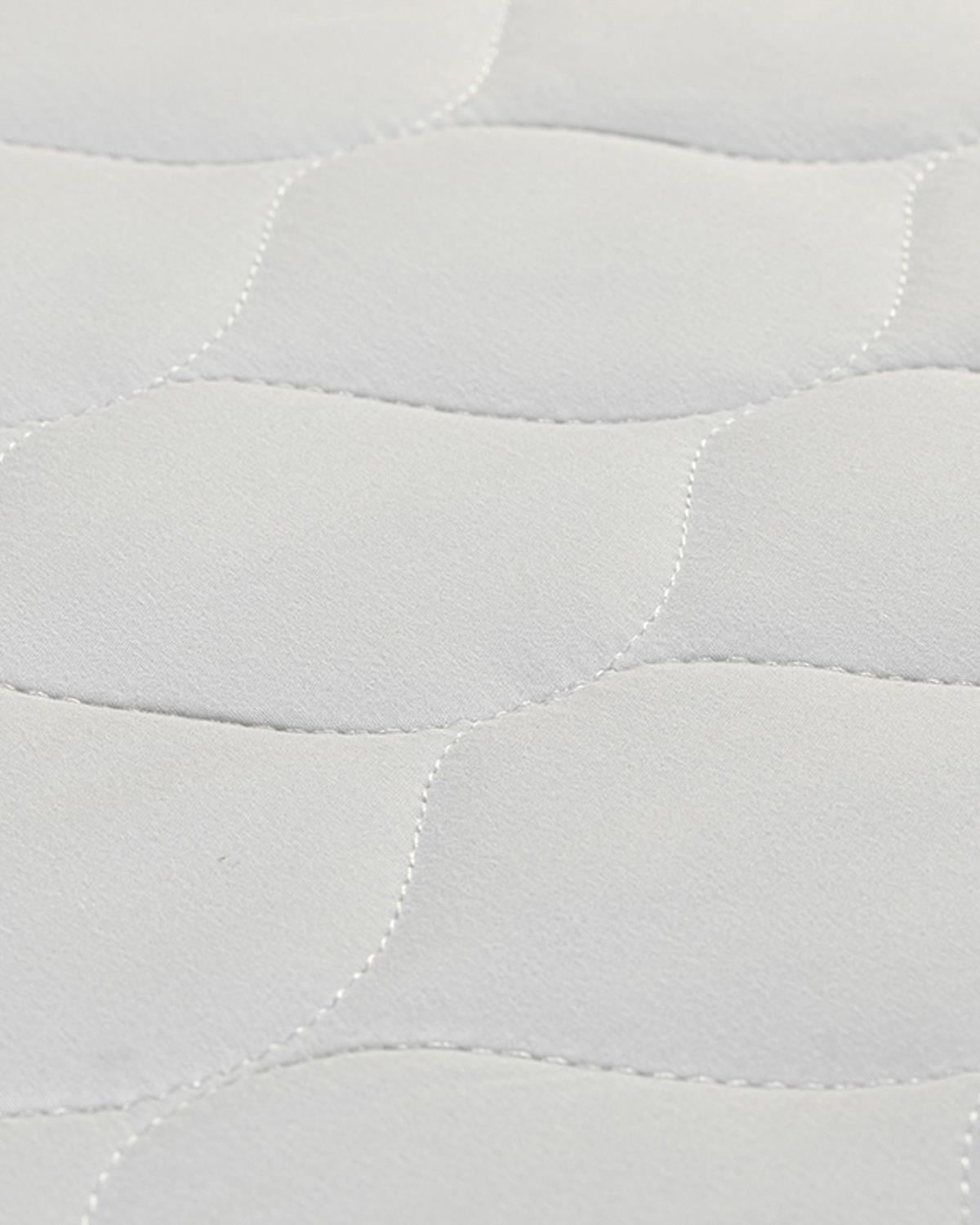 Classy Cu Umplutură Capitonat Double Aleză 160x200 + 30 cm Alb