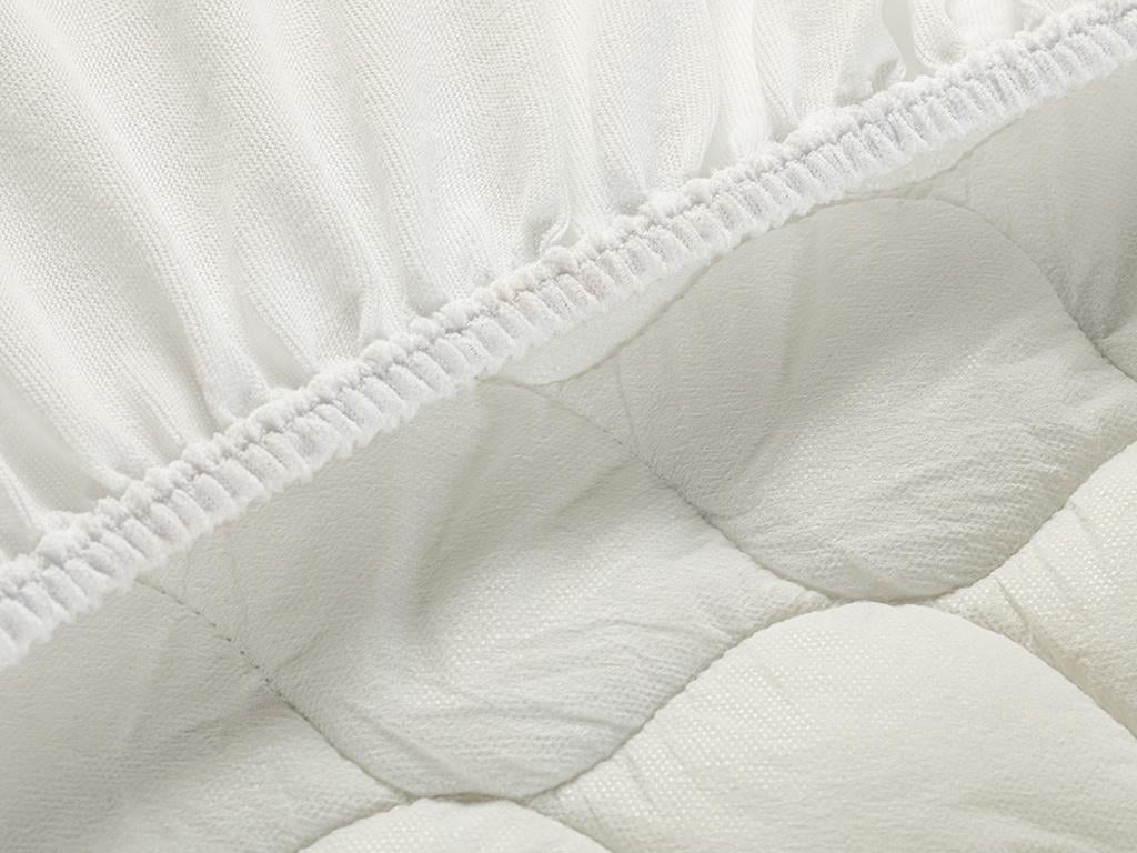 Classy Husă De Pat İmpermeabilă Single, Matlasare Umplută, 100*200 + 30 Cm, Argintiu