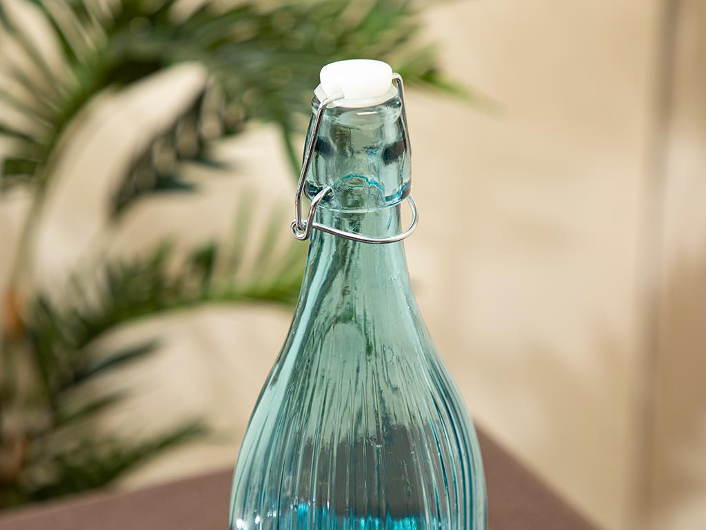 Colorist Glass Storage Bottle 1000 ml Blue