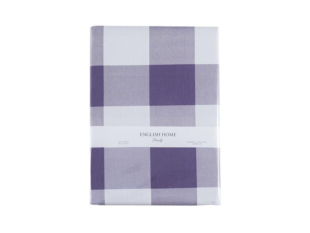 Combină de viață la cabană Bumbac Dublu Cearșaf 240*260 Cm Violet