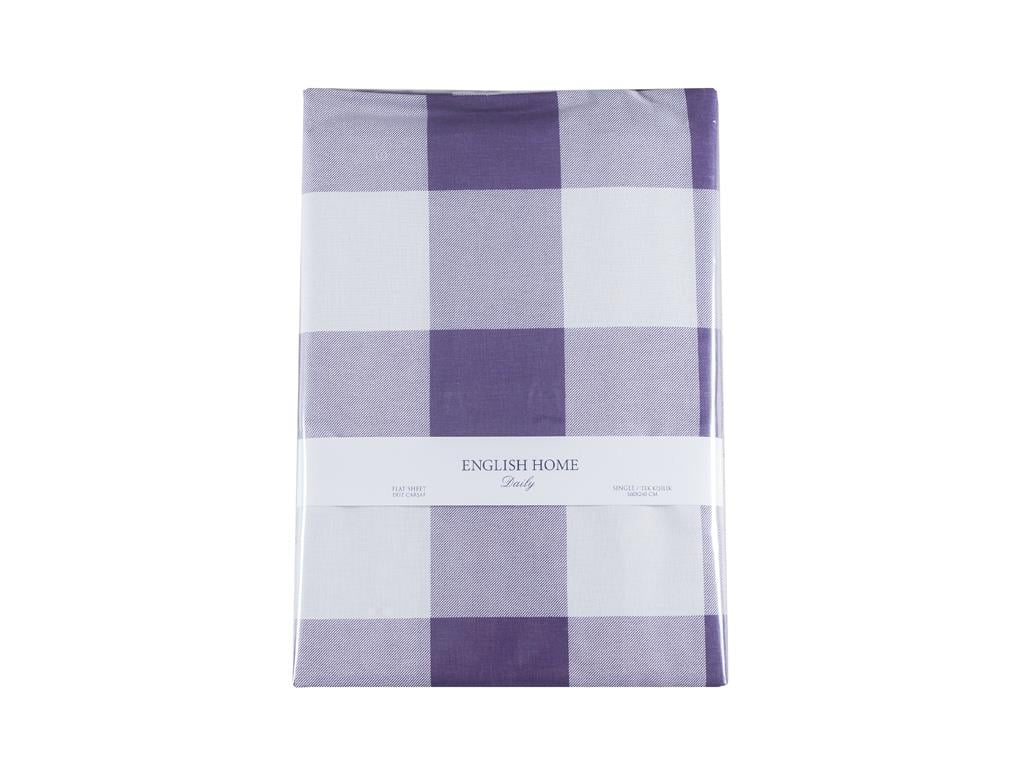 Combină de viață la cabană Bumbac Single Cearșaf 160*240 Cm Violet