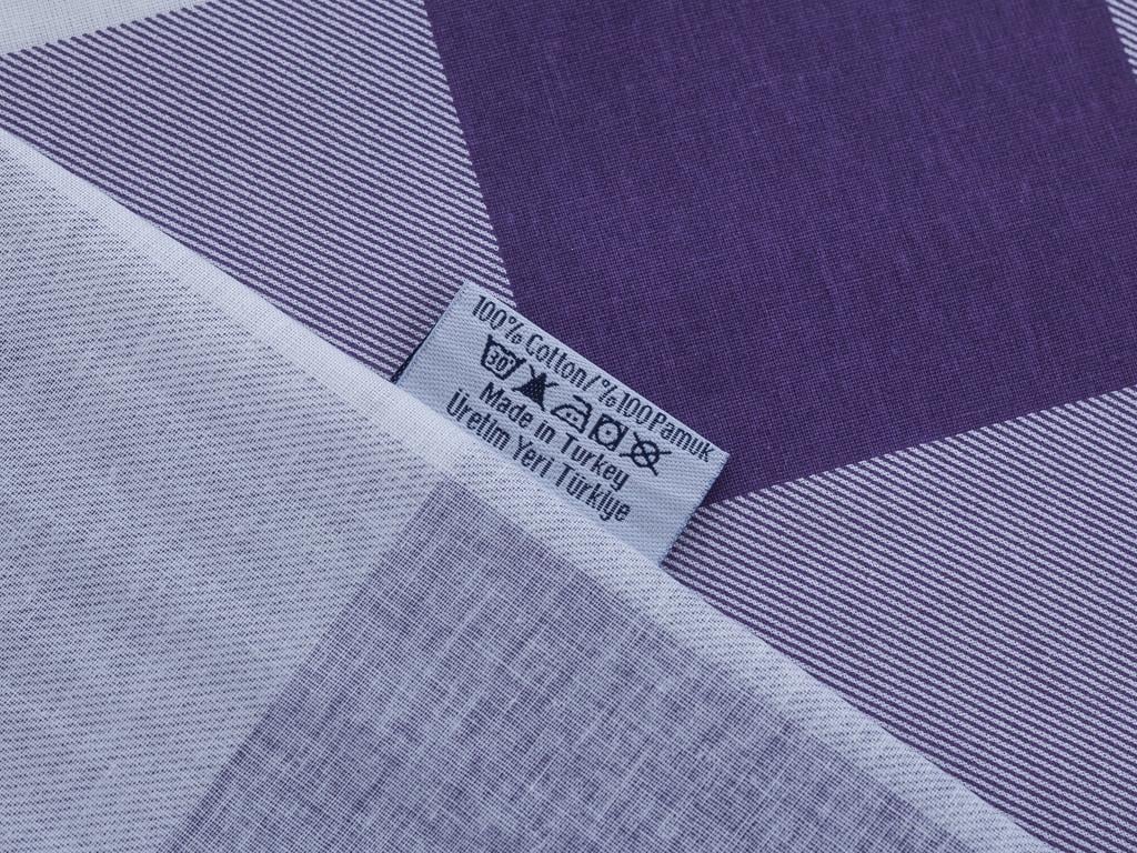 Combină de viață la cabană Bumbac Single Cearșaf 160*240 Cm Violet