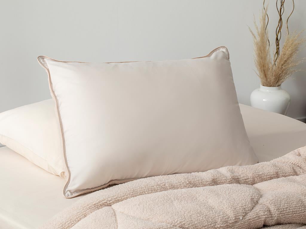 confortabil Lână Sherpa Pernă 50*70 Cm Bej