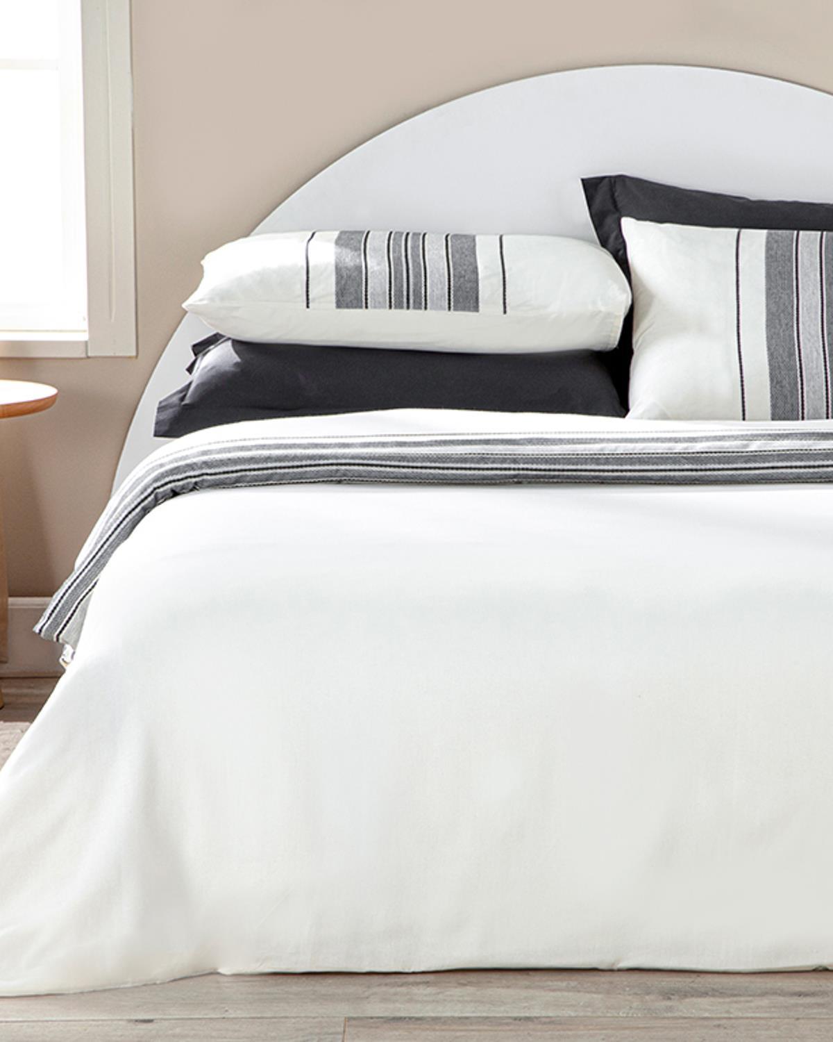 Cosy Lines Cu Fire De Chenille Vopsite Single Set Lenjerie De Pat 160x220 cm Gri-Antracit
