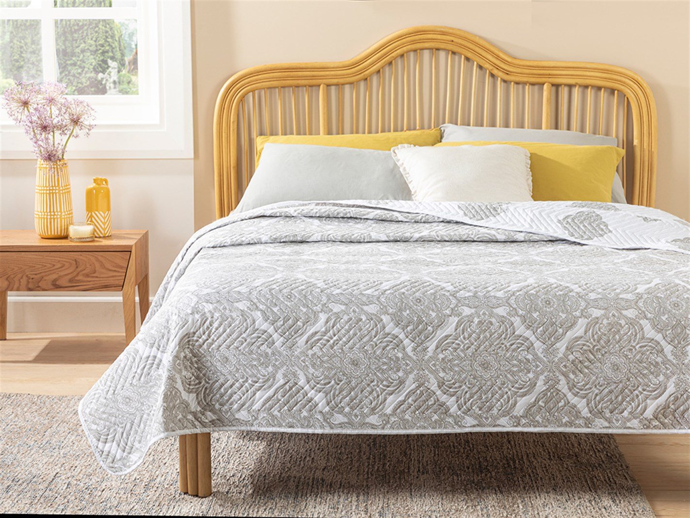 Creative Damask # Pentru o persoana 160x220 cm Burgundia-gri