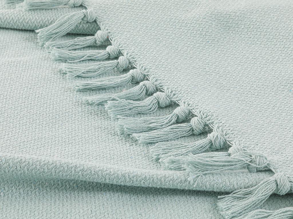Crimped Țesut Single Cuvertură De Pat 160*240 Cm verde mentă