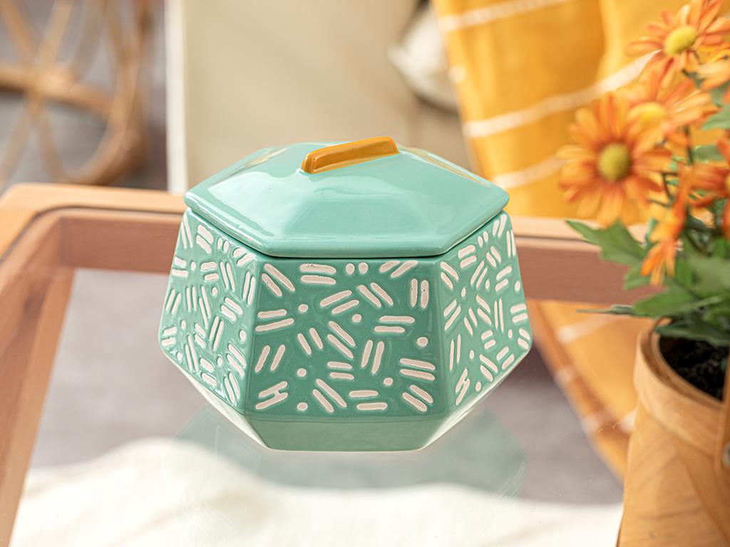 Crispy Scented Candle 9 cm Green