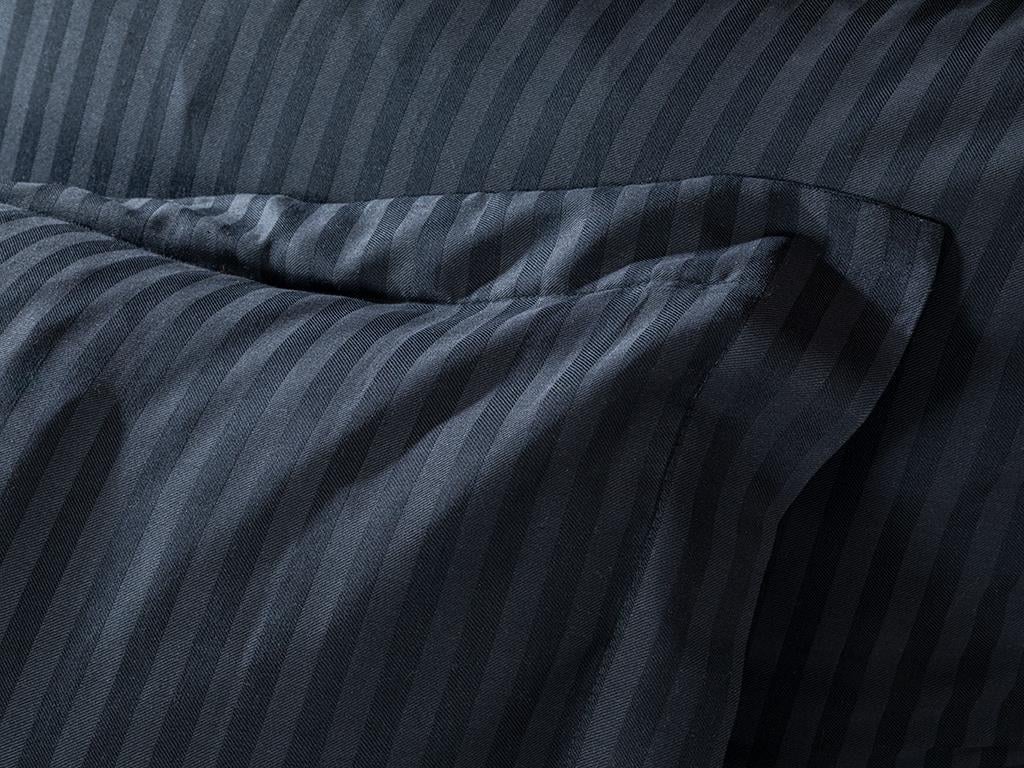 cristal  Twill mătăsos  2 cu urechi  FAȚĂ DE PERNĂ 50x70 cm Midnight Blue