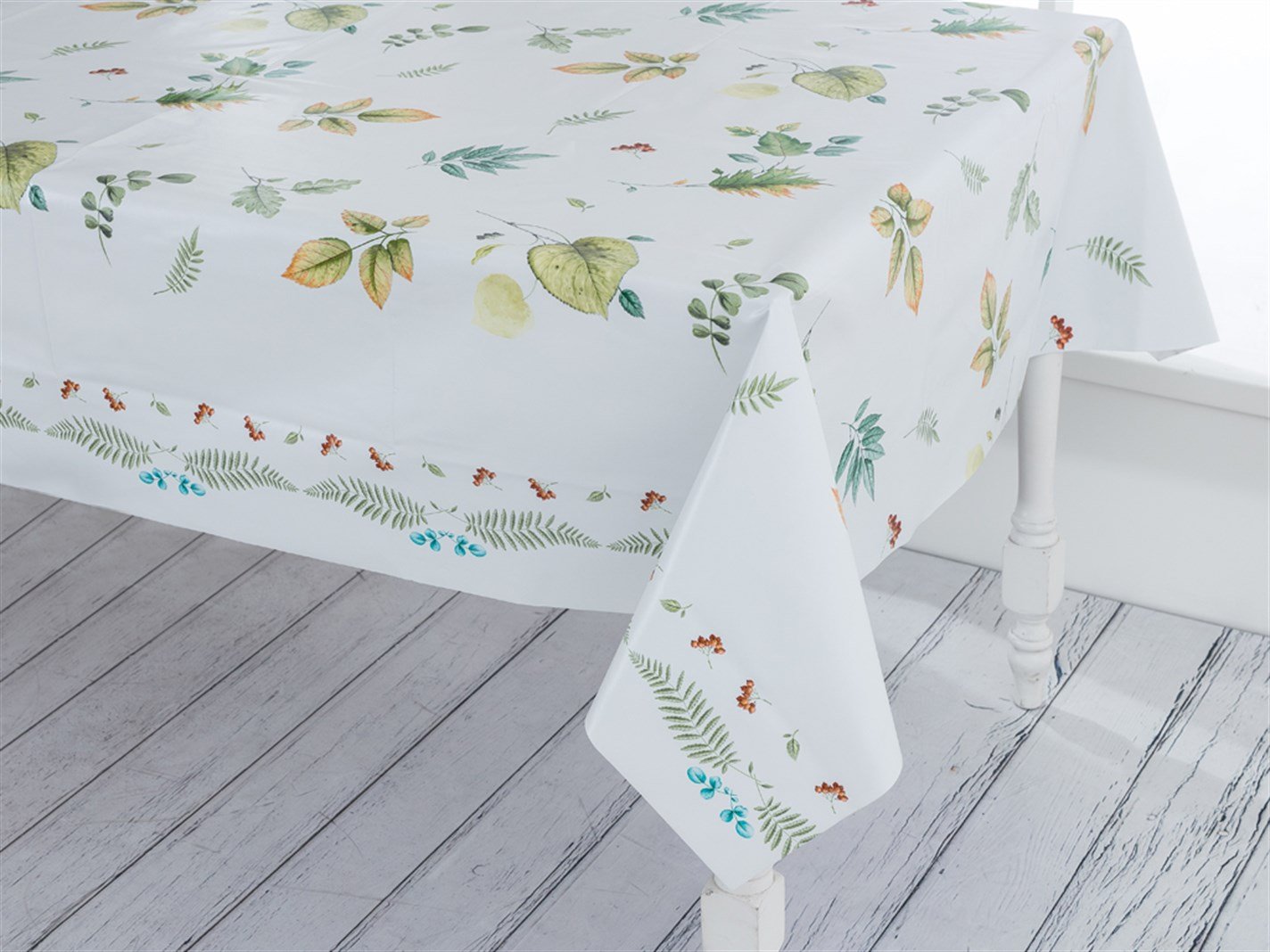 Curtea secretă Tipărit  100x140 cm Alb-verde