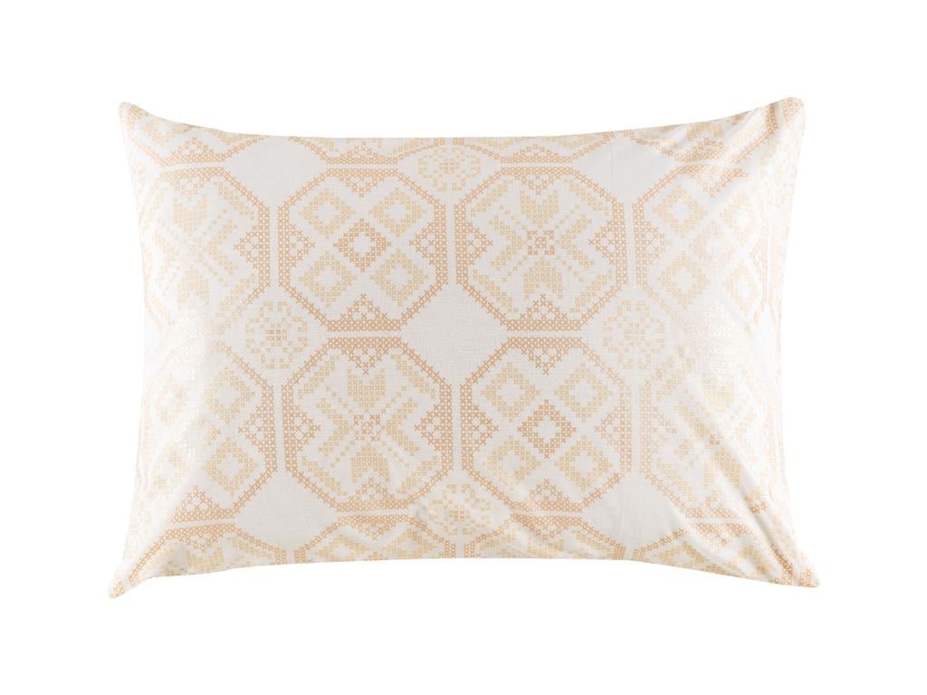 cusătură Cottony Set 2  FAȚĂ DE PERNĂ 50x70 cm Bronz