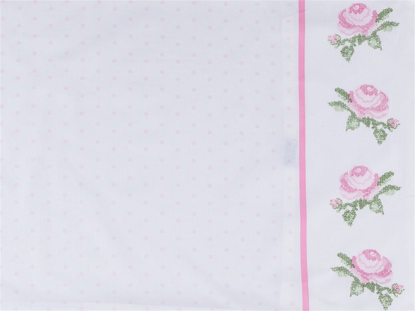 Cusatura de trandafir # 2 set 50x70 cm Roz