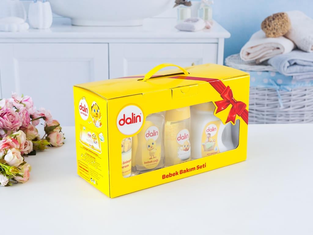Dalin  Cu cutie  SETDE ÎNGRIJIRE PEN Yellow.