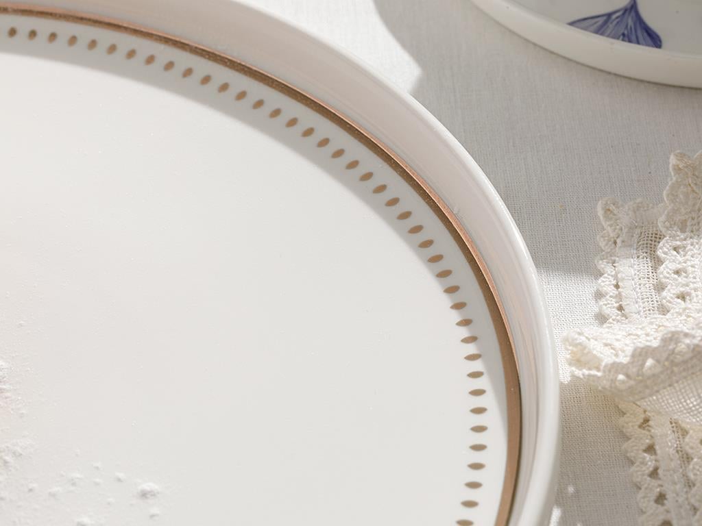 Dany New Bone Single Service Plate 27 cm Gold