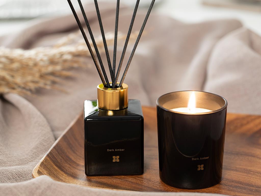 Dark Amber Parfumat Set De 2 Piese Set Parfumat Negru