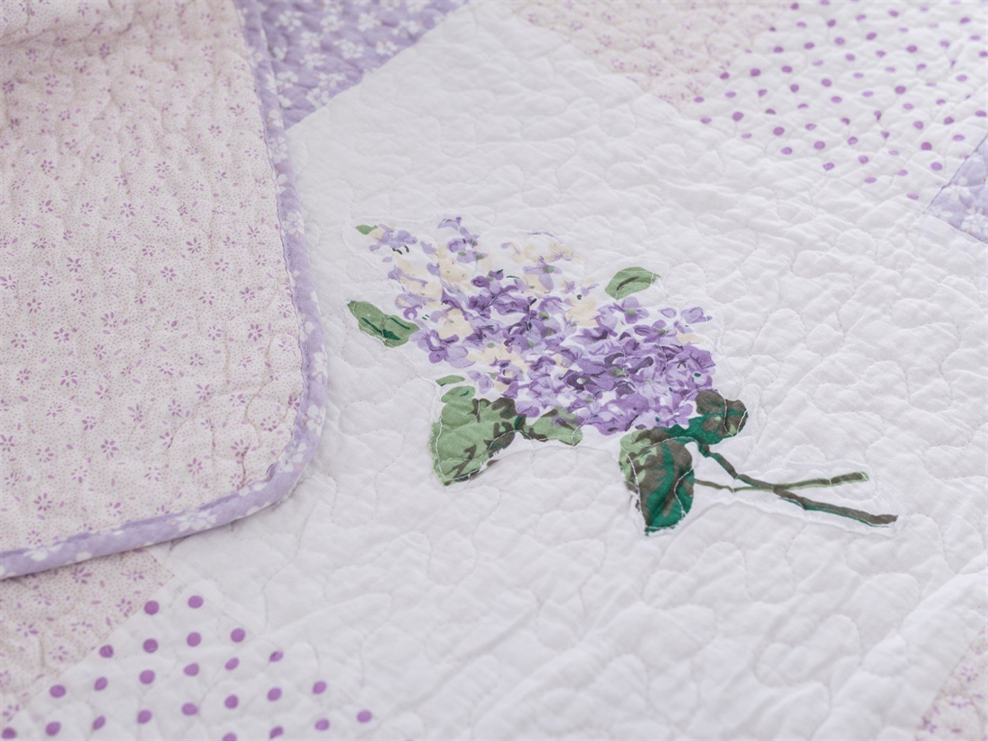 Davina Patchwork Persoană dublă 240x260 cm Violet