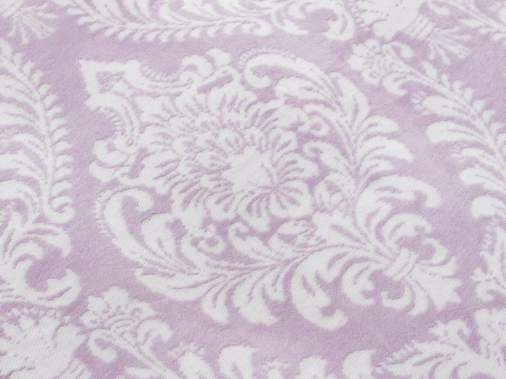 Derulați damask  Relief Double Person  PĂTURĂ 200x220 cm Lilac.
