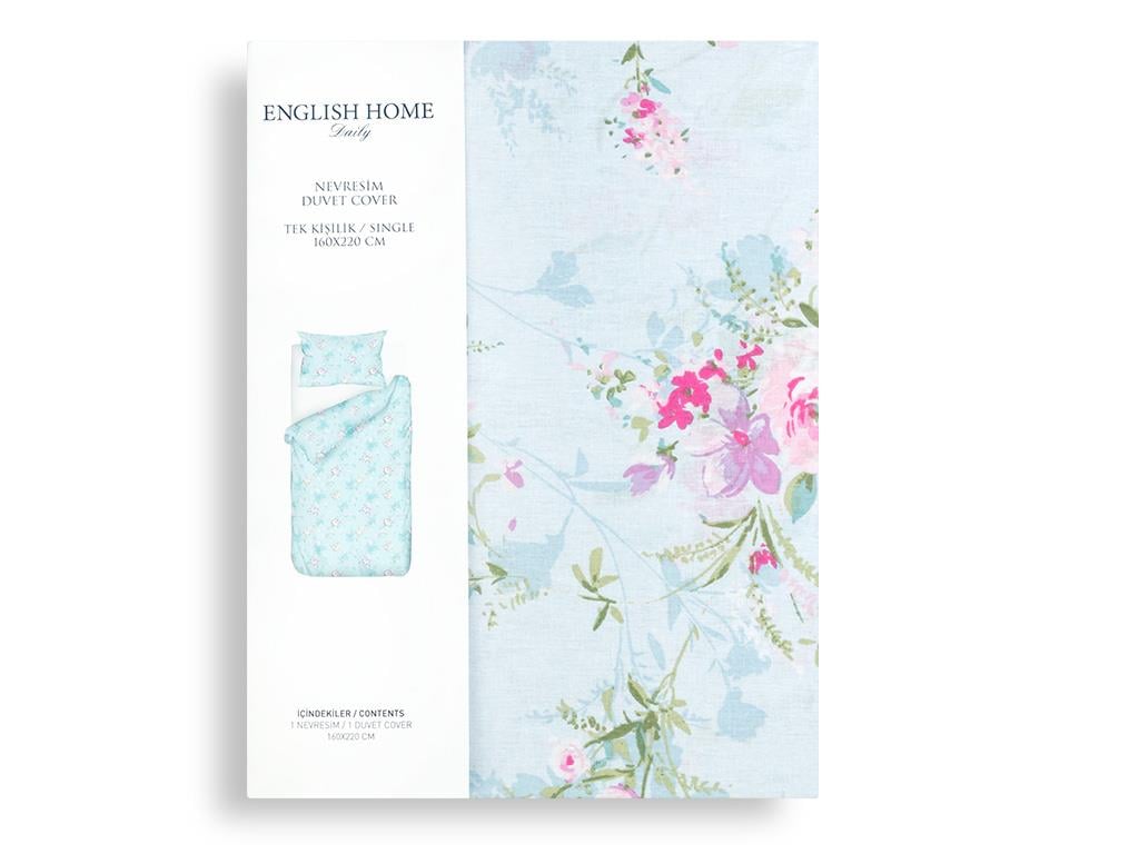 Pretty Romance Cotton For One Person Duvet Cover 160x220 cm Pink