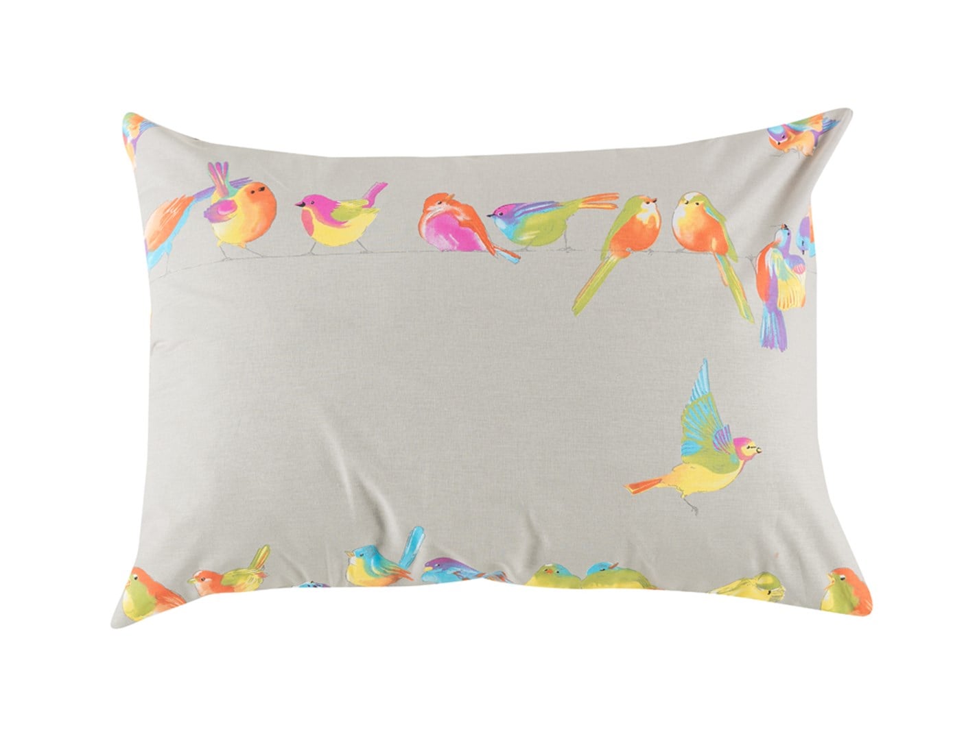 Discuție de pasăre  2 set 50x70 cm Burgundia-gri