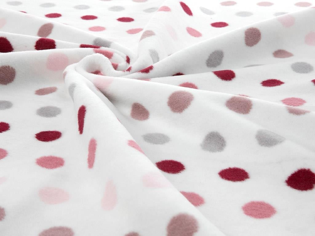 Dotă cu dungi Cottony For One Person  PĂTURĂ 150x200 cm Claret Red