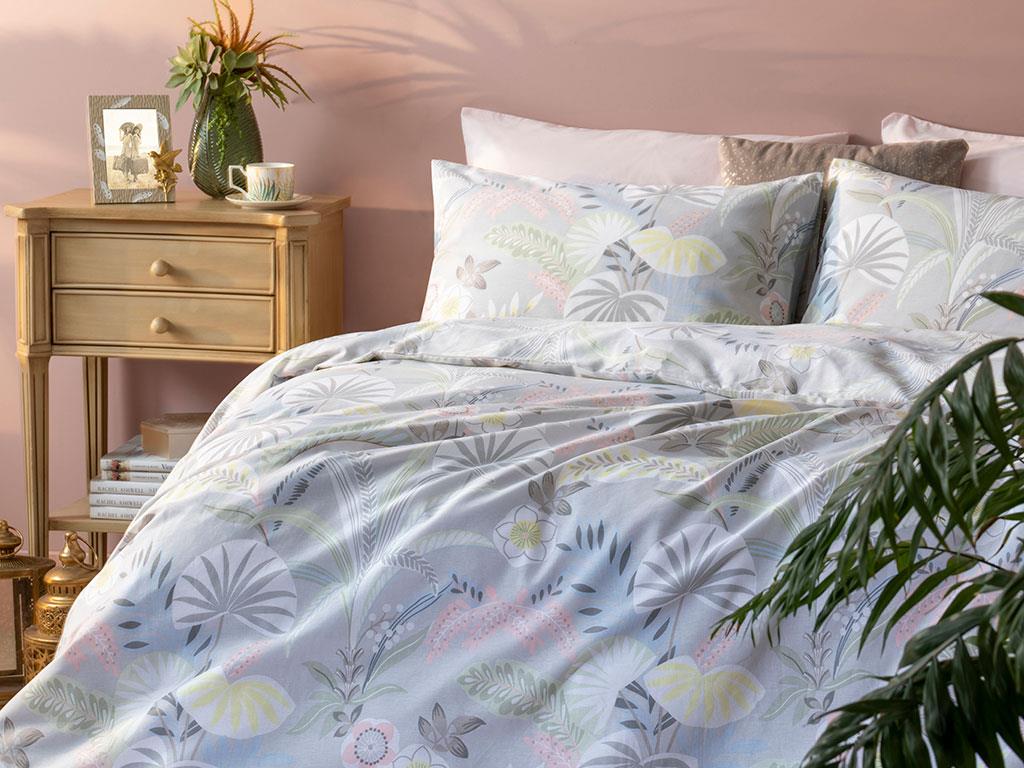 Dreamland Bumbac Pentru O Persoana Set Lenjerıe De Pat 160X220 Cm Celadonnew