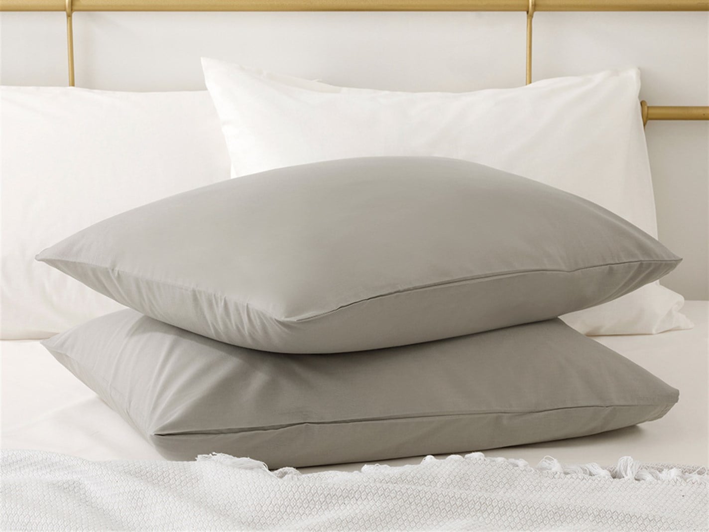 drept 57 Tel / 144 Numărul de fir 2 set 50x70 cm Urban gri