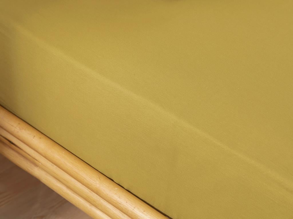 drept Bumbac For One Person  SET DE CEARȘAFURI E 100x200 cm Kiwi Green