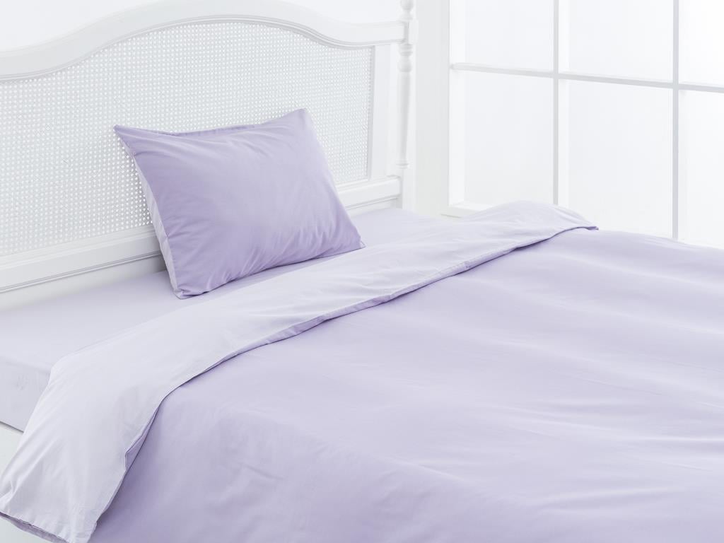 drept Bumbac For One Person  SET LENJERIE DE PAT 160x220 cm Violet.