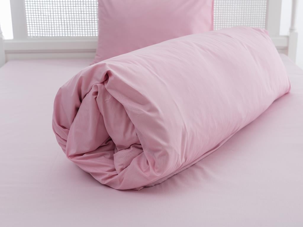 drept Bumbac For One Person  SET LENJERIE DE PAT 160x220 cm Pink