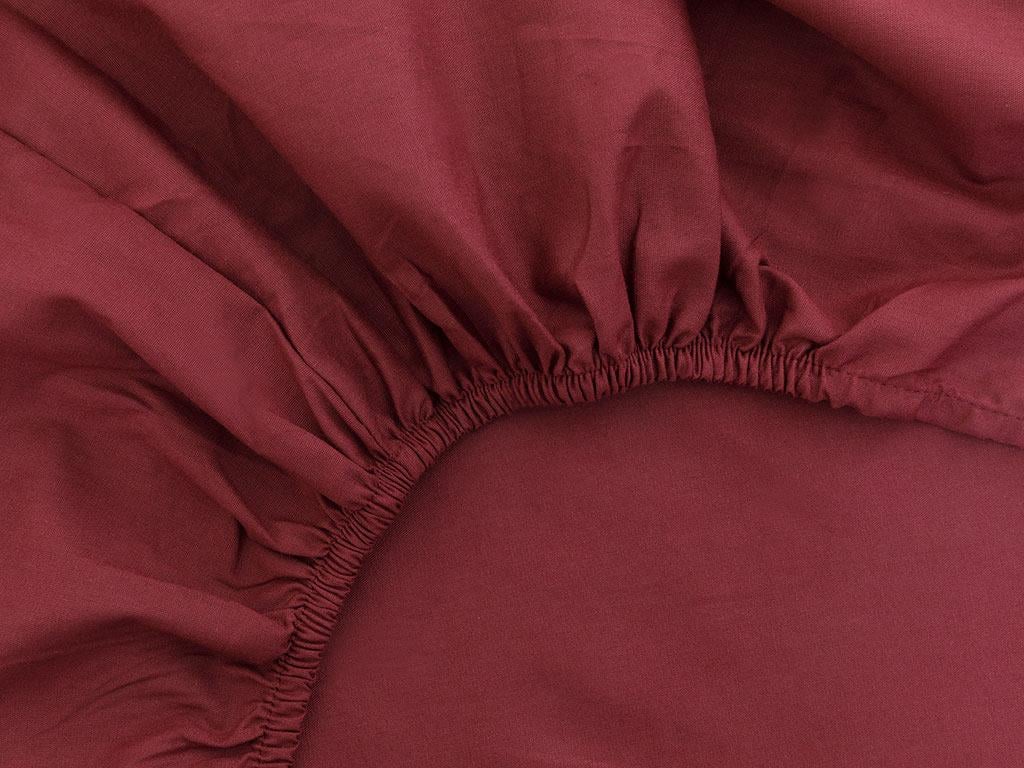 drept Cottony Double Person  CEARȘAF 240x260 cm Sour Cherry