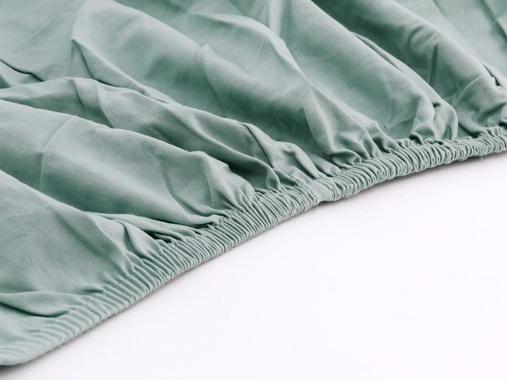 drept Cottony For One Person  CEARȘAF ELASTIC 100x200 cm Seledon,