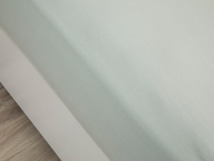 drept Cottony For One Person  CEARȘAF ELASTIC 100x200 cm Seledon,