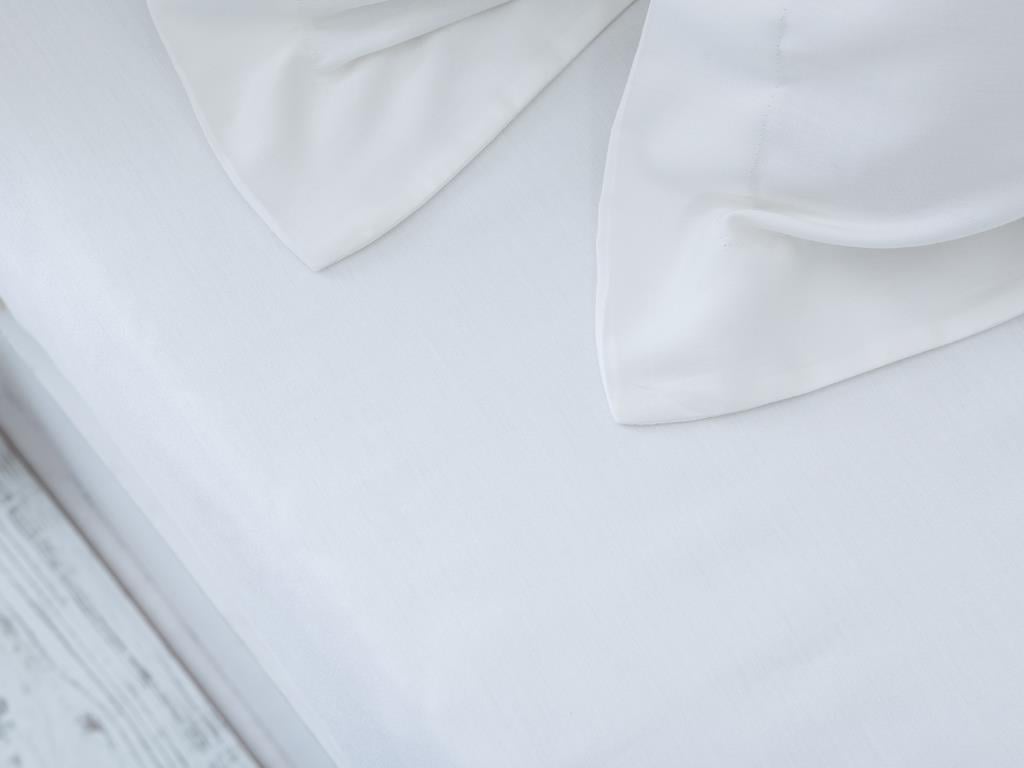 drept Satin De Bumbac Single Cearșaf 160*240 Cm Alb închis