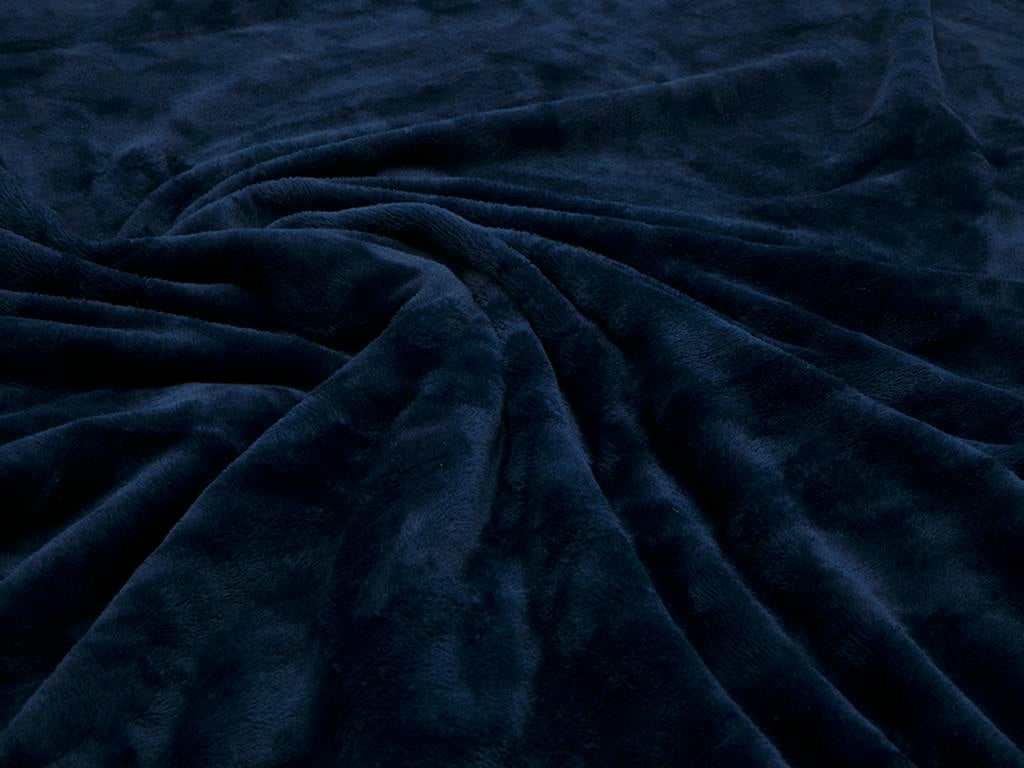 drept  Ultrasoft Double Person  PĂTURĂ 200x220 cm Albastru Închis