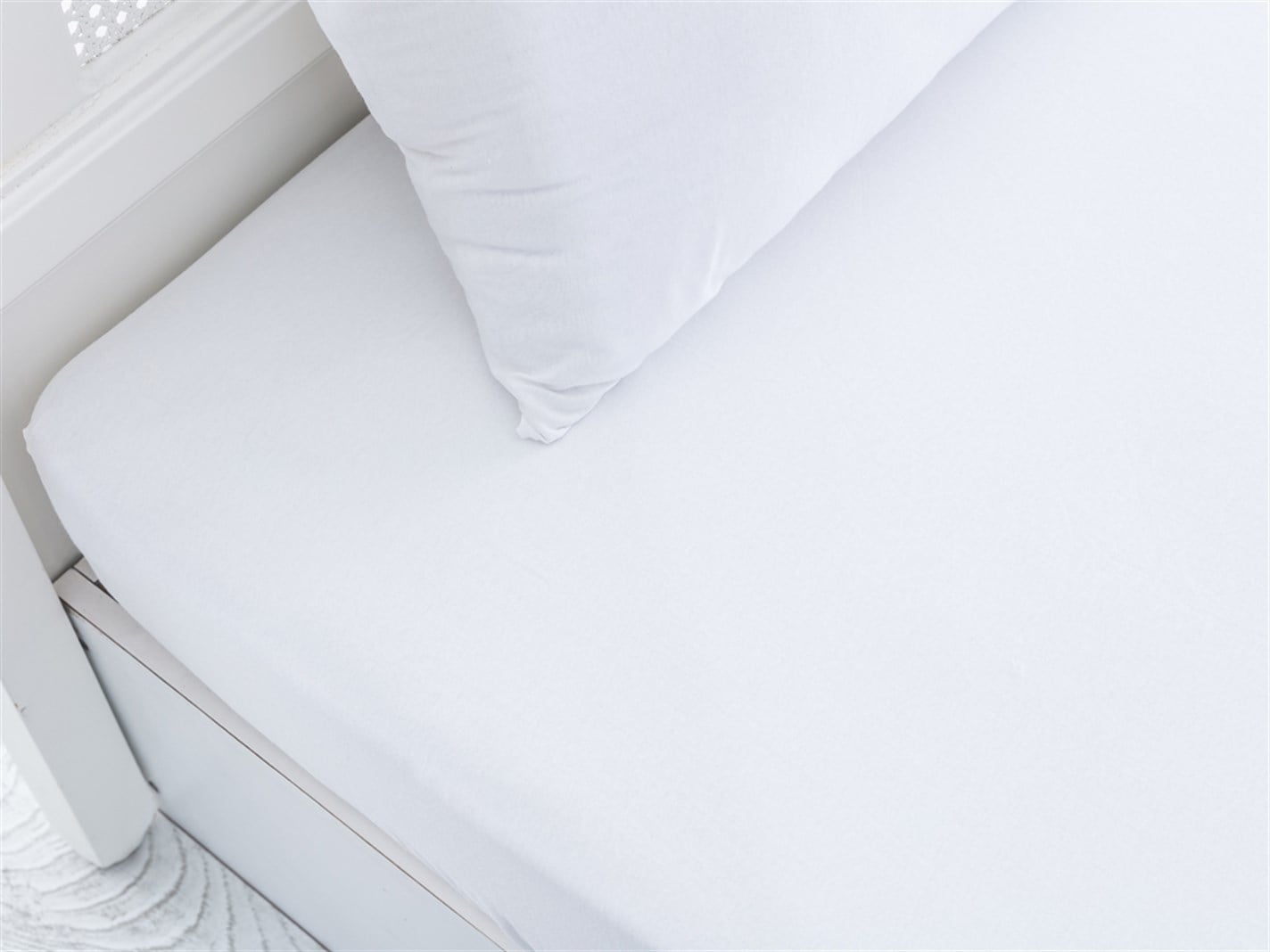 drept Vopsit simplu Pentru o persoana 100x200 cm Alb