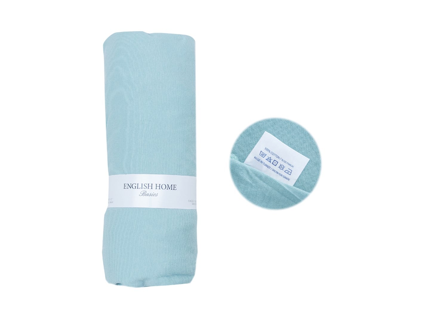 drept Vopsit simplu Pentru o persoana 100x200 cm Seledon,
