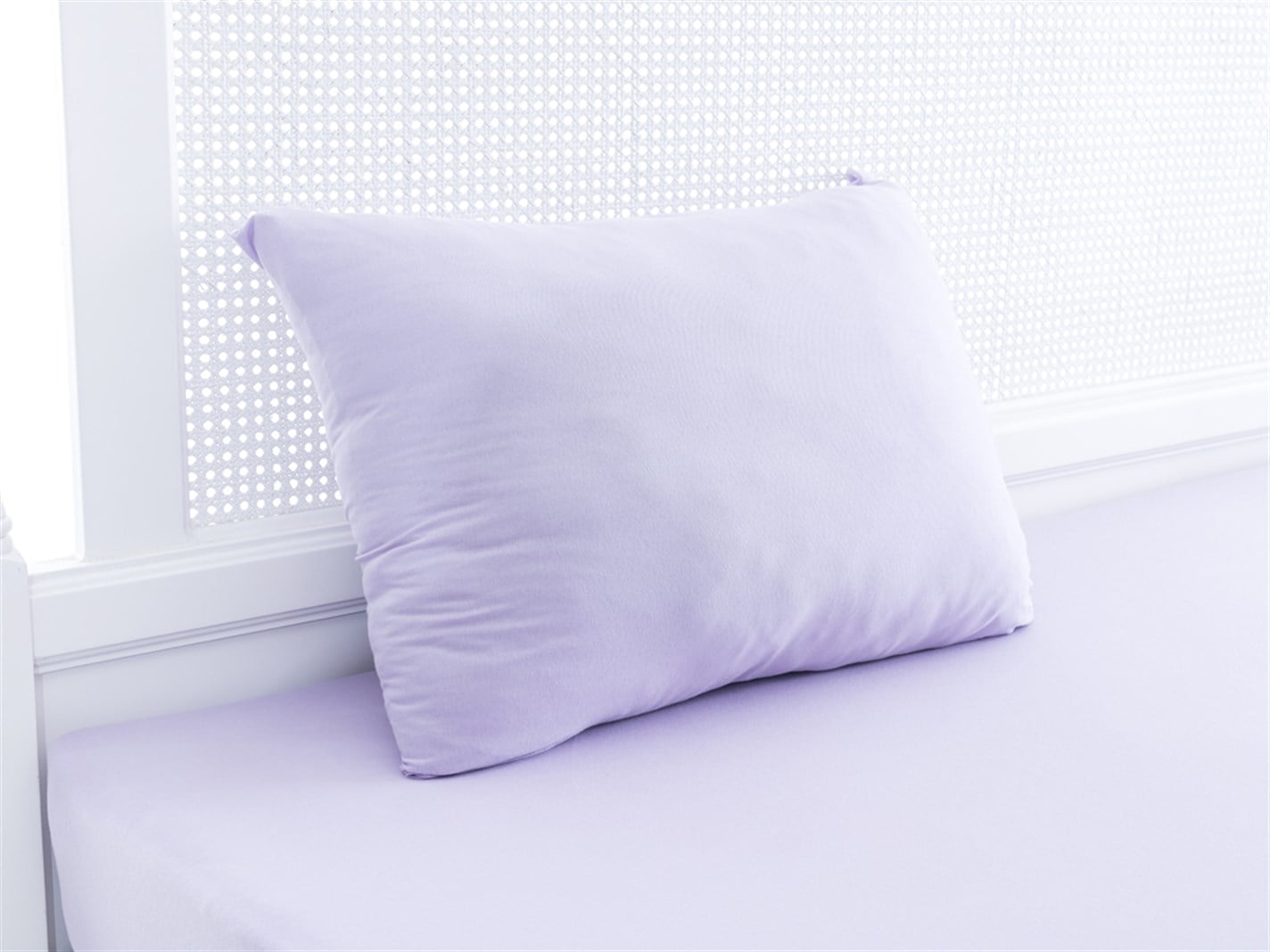 drept Vopsit simplu Pentru o persoana 100x200 cm Liliac.