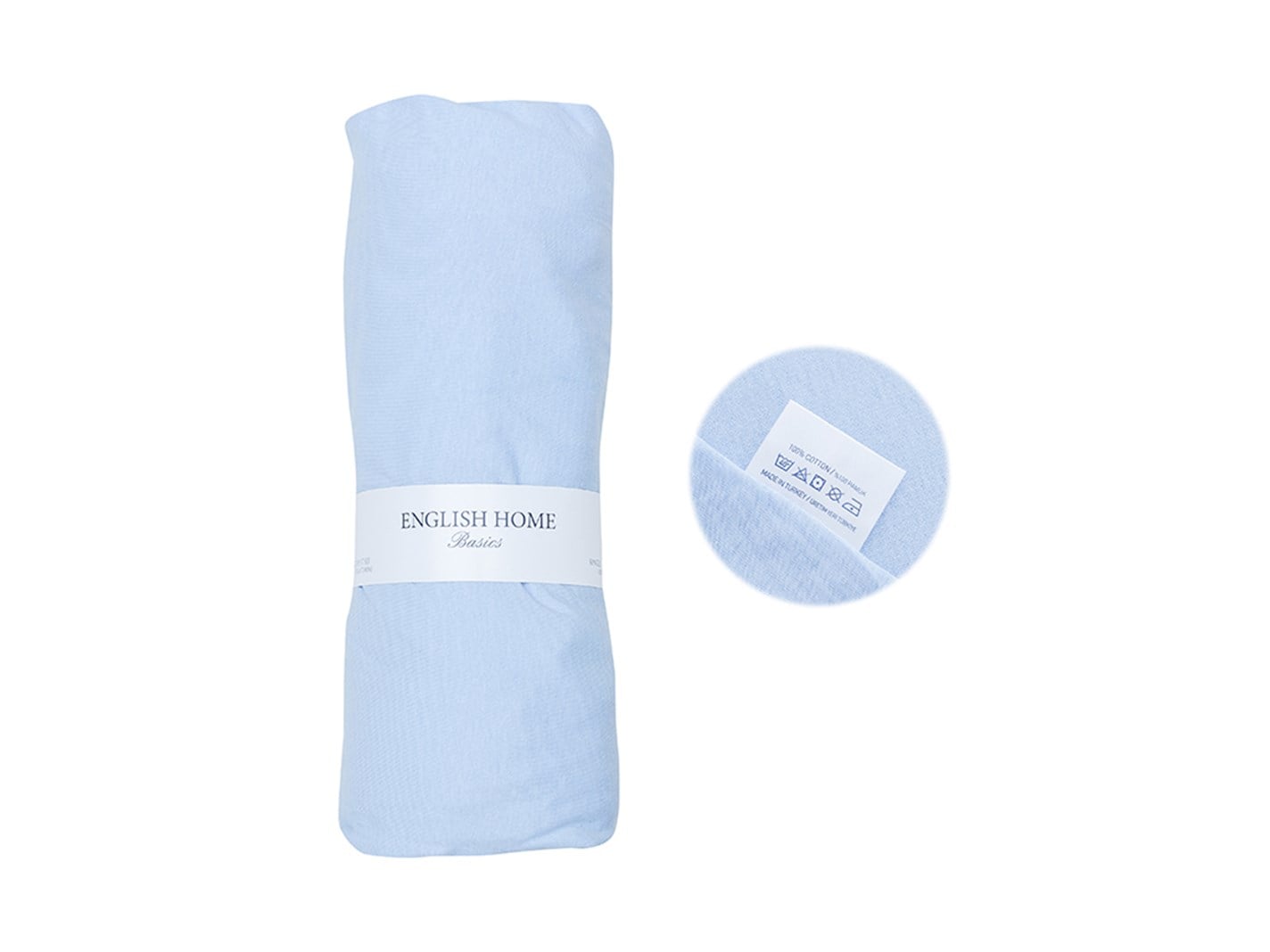 drept Vopsit simplu Pentru o persoana 100x200 cm Albastru Deschis