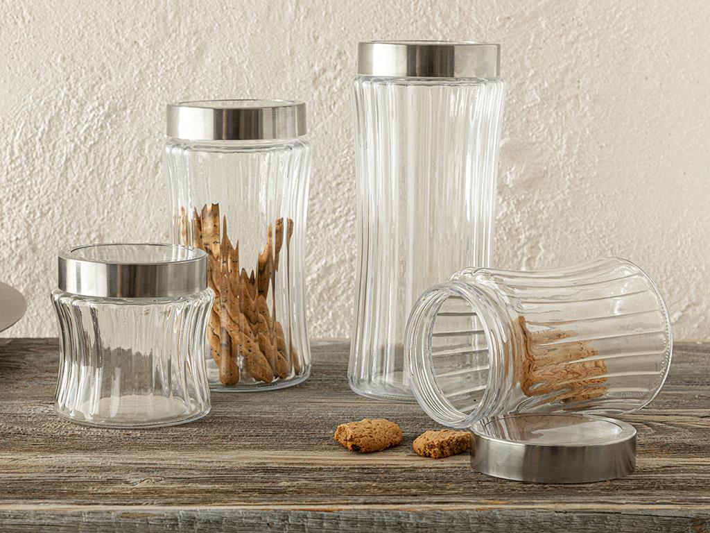 Duke Sticlă Borcan 2000 ml Transparent