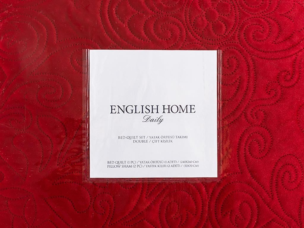 Dulcea  Catifea Double Person  SET CUVERTURĂ DE PA 240x260 cm Claret Red