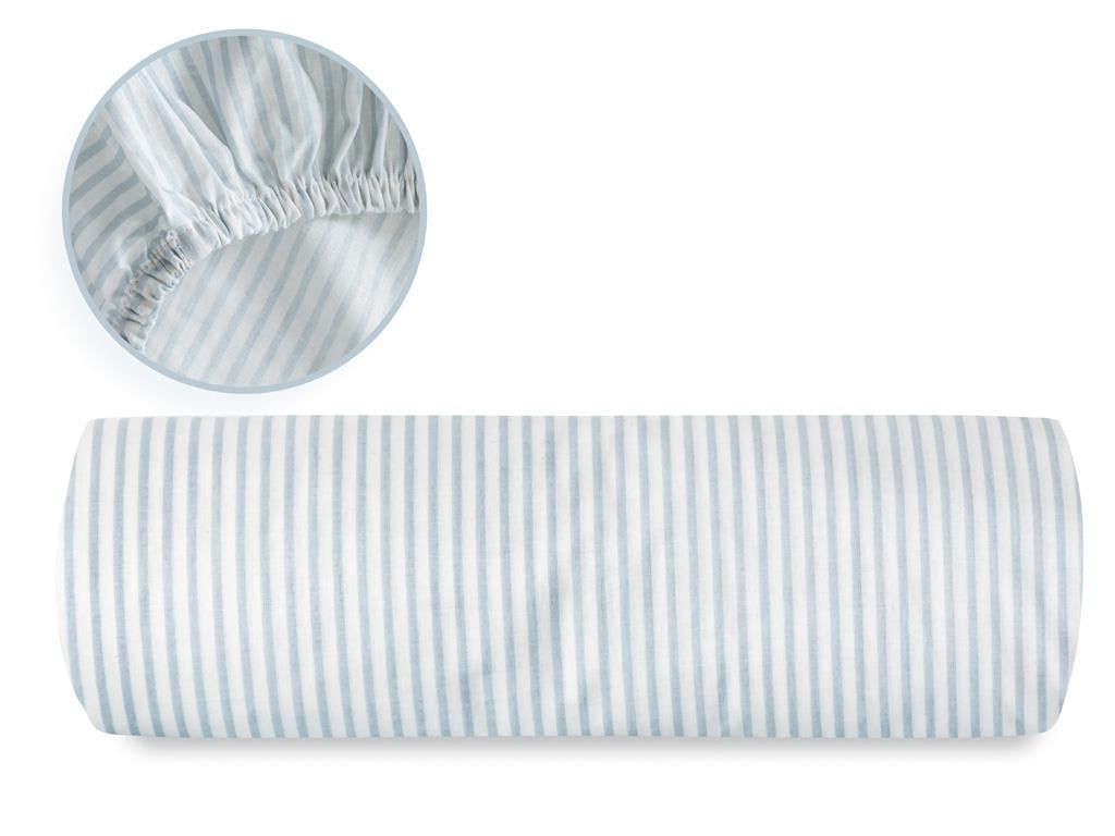 dungă Bumbac Dimensiune İntermediară Cearșaf Cu Elastic 140*200 Cm Albastru